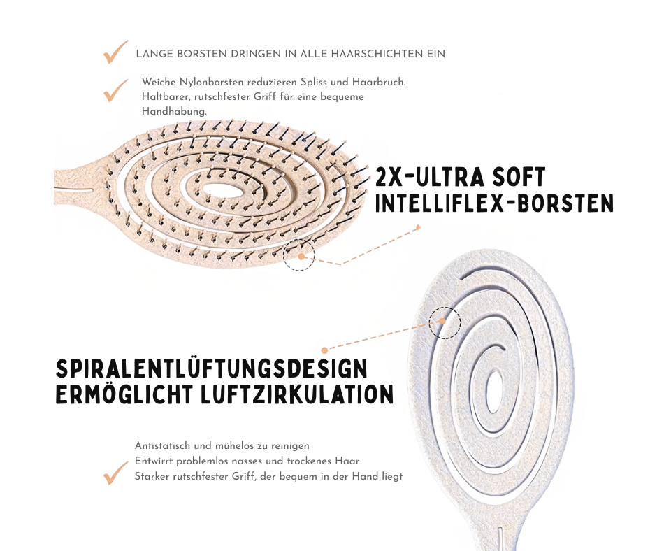 LUXYBRUSH – HAARBÜRSTE