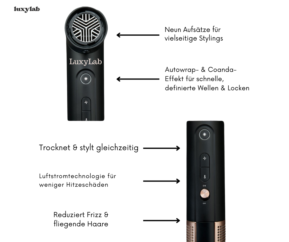 DER 8 IN 1 LUXYSTYLER - Schwarz