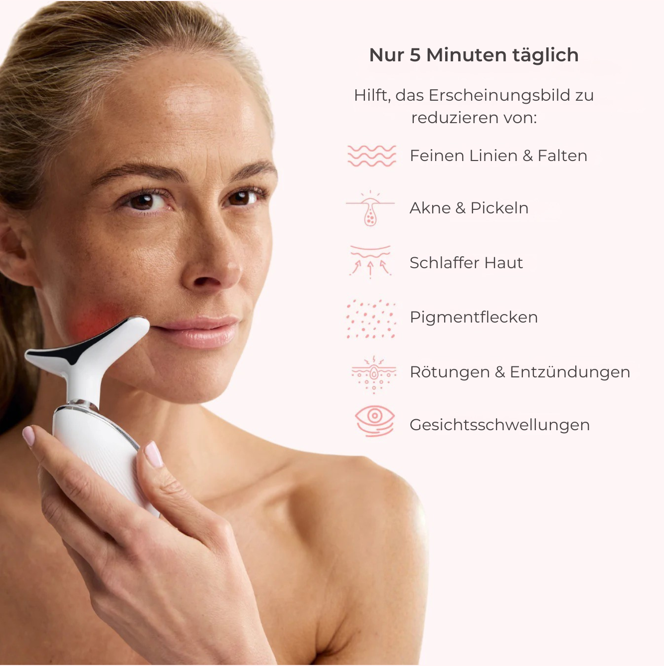 LuxyGlow 7-in-1 Hals- & Gesichtspflege