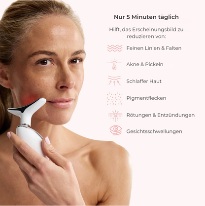 LuxyGlow 7-in-1 Hals- & Gesichtspflege