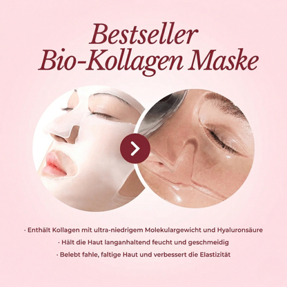Bestseller Bio-Kollagen Maske – Vorher Nachher