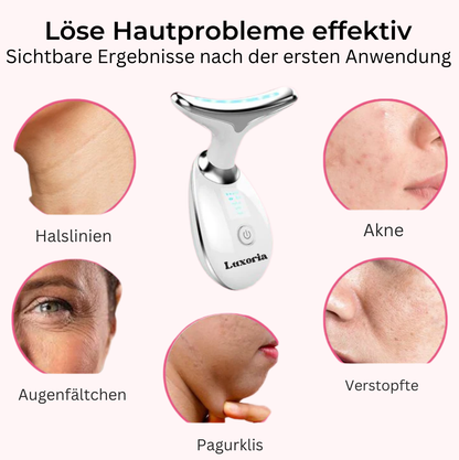 LuxyGlow 7-in-1 Hals- & Gesichtspflege