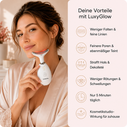 LuxyGlow 7-in-1 Hals- & Gesichtspflege