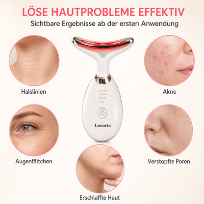 LuxyGlow 7-in-1 Hals- & Gesichtspflege