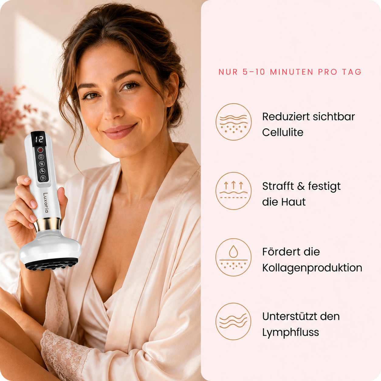 LuxyShape Anti-Cellulite Massagegerät 4-in-1