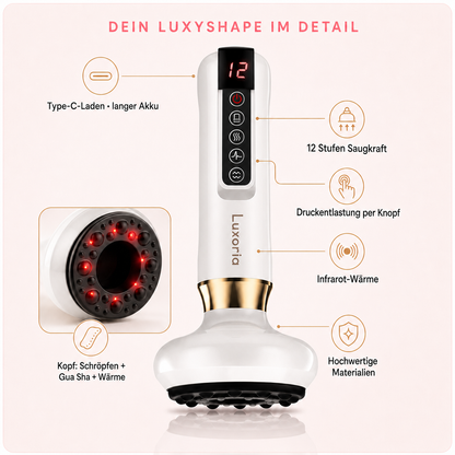 LuxyShape Anti-Cellulite Massagegerät 4-in-1
